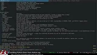 Installing Python Direct From Python.org