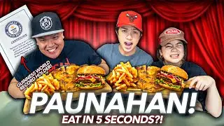 We Challenged A Pro EATER Into Speed Eating (Unbelievable?!) | Ranz and Niana