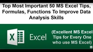 MS Excel Data Analysis | Top Most Important Tips and Formulas You Must Learn #exceltips