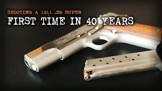 First Shots in Over 40 Years | 1911 .38 Super