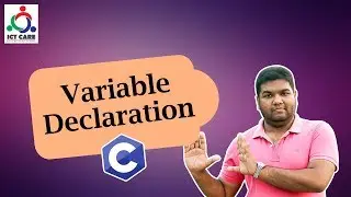 How to declare variable in C program By ICT CARE! Variable Declaration in C programming  By ICT CARE