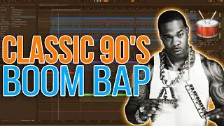 How to Make Classic 90's Boom Bap Type Beats for Busta Rhymes - Tutorial Ableton