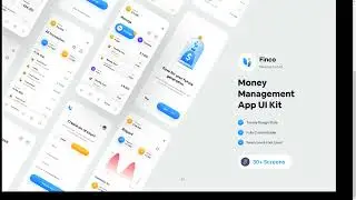 Finco - Money Management App Figma UI Kit finance manager