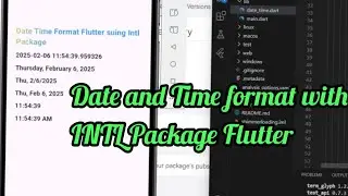How to format Date and Time with Intl package in flutter?