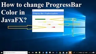 JavaFX ProgressBar | How to change bar color?