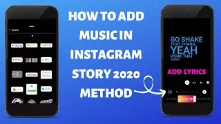 How To Add MUSIC in INSTAGRAM Story 2020-2023 Method