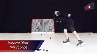 TRAINING AT HOME: How to Improve Your Wrist Shot [3 Drills]