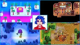 Stardew Valley Expanded+Mods Throwback Memories: All About Emily's Events,Side Events,Mails,Quests