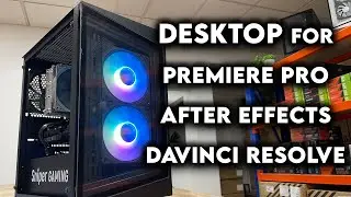 PC for Latest Adobe Premiere Pro, After Effects & Davinci Resolve | AMD RYZEN 9 with RTX 4060 8GB