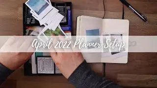 April 2022 Monthly Setup | A6 Leuchtturm Bullet Journal Setup | Minimalist Planner