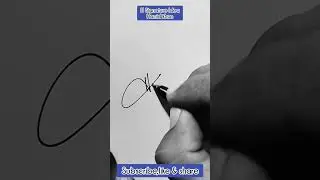 H signature style 😍✍️| How to make signature | Hamid khan #shorts