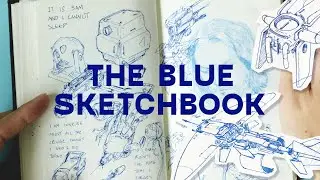 Sketchbook Tour - The Blue Sketchbook 2021