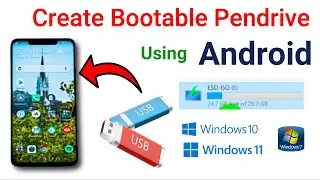 Create BOOTABLE PENDRIVE Using Your Phone 📱New 2024