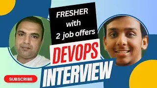 Interview of Smart Fresher who got 2 DevOps jobs #devops #freshers #freshersjobs #devopsjobs #cloud