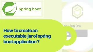 How to create Executable JAR of an Spring boot Application - Spring boot