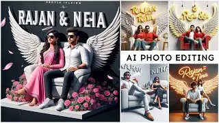 Viral 3D Couple Chair Wing Name Video Editing 100% Viral😳🔥? Couple Wings Name Photo Video Editing