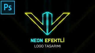 NEON EFEKTLİ LOGO YAPIMI | Photoshop Dersleri