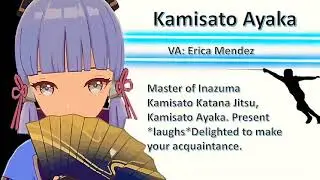 Kamisato Ayaka Talks About Future Characters from Inazuma(English) - Genshin Impact