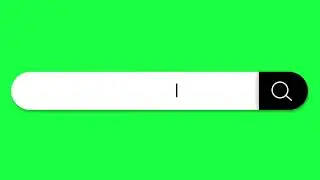 Search Title bar Green screen video Animation | Search bar Green Screen