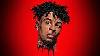 How To Cartoon Yourself !- Step By Step  21 Savage Tutorial ( ADOBE ILLUSTRATOR )