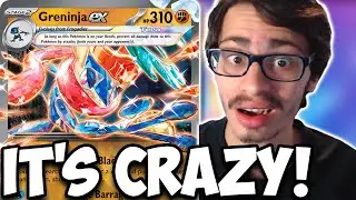 Greninja ex Is Here & It's Crazy! Make Insane Plays! Twilight Masquerade PTCGL