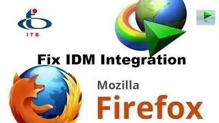 How to Fix IDM Integration with Firefox 2018 | IDM integration for Firefox