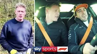 Racing with Alonso & bob-sleighing with Kvyat | At Home With Sky F1 | Simon Lazenby