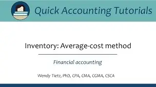 Inventory - Average-cost method: Financial Accounting