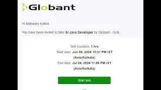 Senior Java Developer assessment for Globant-GLB|Globant Assessment