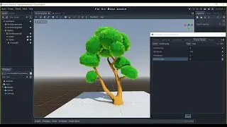 Creating Stylized Tree in Blender for Godot 4.0 with stylized shader.