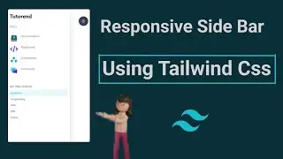 Responsive Sidebar Navigation menu with Tailwind CSS