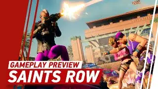 New Saints Row Gameplay - 23-Minutes of Chaotic, Varied, Fun & Explosive Gameplay