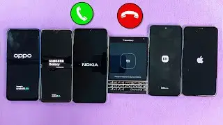 Bootanimation & Incoming Call Samsung Z Flip & iPhone XS & Xiaomi RN11 & BlackBerry & Nokia G31 & OP