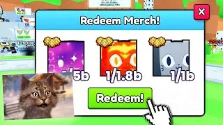 I REDEEM ALL MY MERCH CODES AND THIS HAPPENED in PETS GO!