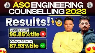 ASC || Counselling Result MHT-CET 2023 || First Year Engineering Admission By:-  ASC Abhishek Sir