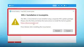 How to Fix "Docker WSL 2 is not installed" (Simple Fix)