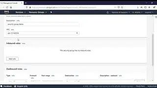 AWS - Create Security group on Amazon AWS