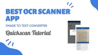 QuickScan   OCR Image to text converter scanner