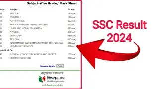 SSC Result 2024 with Marksheet