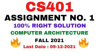 CS401 ASSIGNMENT 1 SOLUTION 2021 | CS401 ASSIGNMENT 1 FALL 2021 | CS401 ASSIGNMENT 1 2021 | VuTech