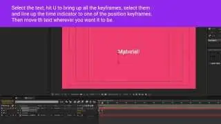 After Effects Material Design text animation preset - Free download