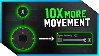 BEST JOYSTICK SIZE & SPRINT SENSITIVITY SETTINGS FOR FAST MOVEMENTS & JIGGLE | BGMI TIPS