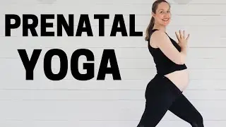 15 MINUTE PRENATAL YOGA FLOW | Full Body Pregnancy Yoga Flow for ALL Trimesters | LEMon Yoga