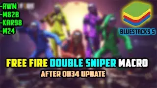 Free Fire Double Sniper Macro After OB34 Update In Bluestacks 5