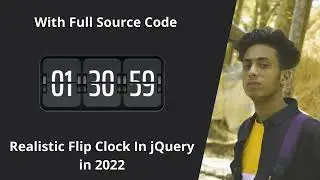 Realistic Flip Clock In jQuery with html, css and js in 2022 by jishaansinghal with full source code