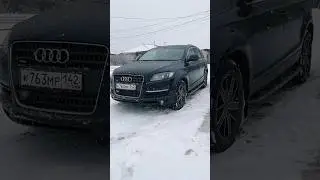 Audi q7 winter snow barnaul