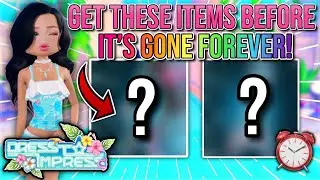 *QUICK* GET THESE 2 ITEMS BEFORE THEY ARE GONE FOREVER IN DRESS TO IMPRESS | Roblox