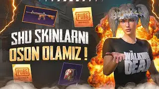 🤩SHU SKINLARNI OSON OLAMIZ PUBG MOBILE | 30K OZ QOLDI PADESHKA UZBEK SILA #pubgmobile #pubg #uzb