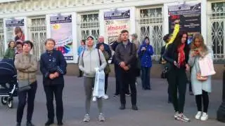 Музыкальный балкончик в центре Москвы