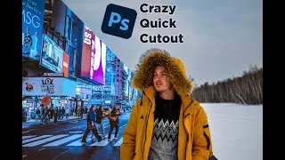 How to QUICKLY cut someone out of a background in Photoshop